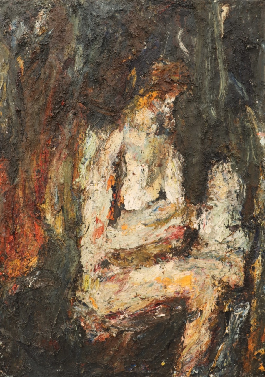 Portrait en peinture contemporaine - bombe et acrylique sur toile - ENKAGE