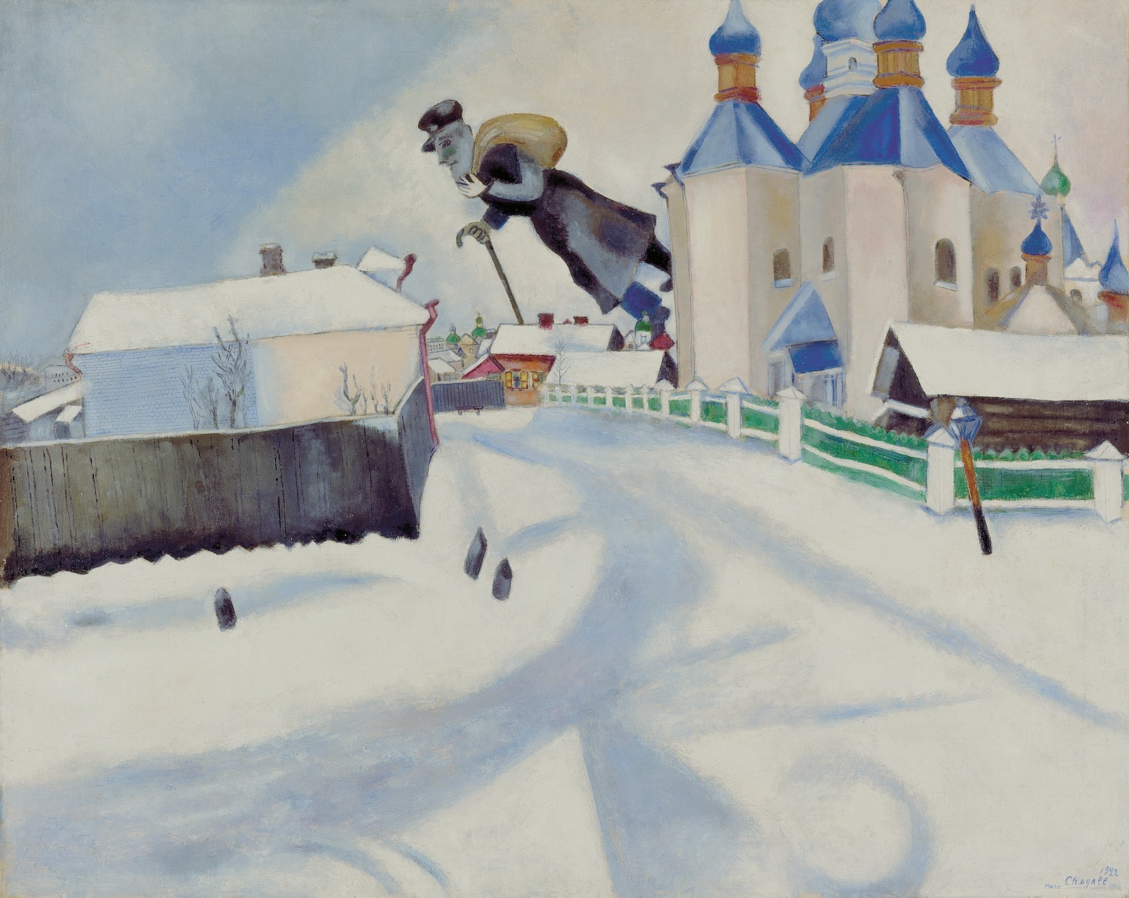 Marc Chagall: Au -dessus de Vitebsk, 1922